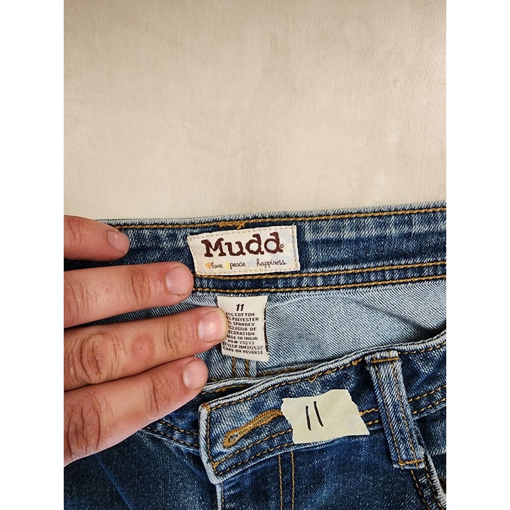 Vintage Mudd Jeans Junior 11 Low Rise Flare Leg Y2K